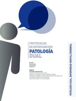DUAL PATOLOGÍA DE INTERVENCIÓN - Sociedad Española de Patología Dual
