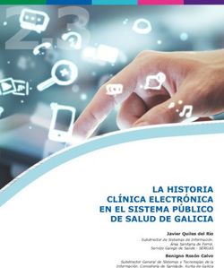 LA HISTORIA CLÍNICA ELECTRÓNICA EN EL SISTEMA PÚBLICO DE SALUD DE GALICIA