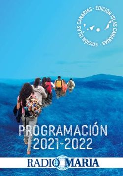PROGRAMACIÓN 2021-2022 - Radio Maria