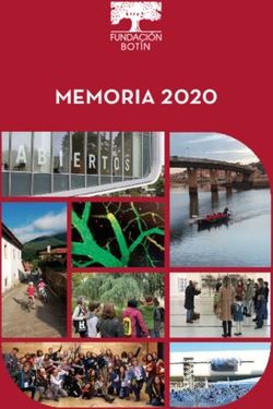 Memoria 2020 - Fundación Botín