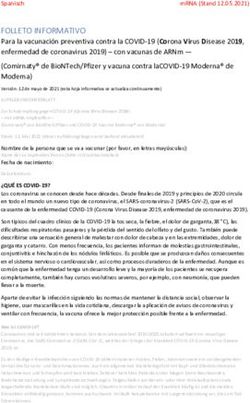 FOLLETO INFORMATIVO - Corona Schutzimpfung