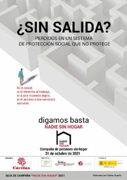 GUÍA DE CAMPAÑA "NADIE SIN HOGAR" 2021 - Elaborado por Cáritas España - Cáritas