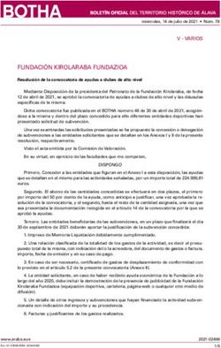 FUNDACI&Oacute;N KIROLARABA FUNDAZIOA - Arabako Foru ...