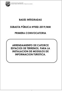 BASES INTEGRADAS SUBASTA PÚBLICA Nº002-2019/MM PRIMERA CONVOCATORIA ARRENDAMIENTO DE CATORCE ESPACIOS DE TERRENOS, PARA LA INSTALACION DE MODULOS ...