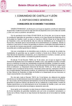 I. COMUNIDAD DE CASTILLA Y LEÓN - A. DISPOSICIONES GENERALES - Disp. 001