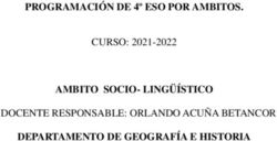 PROGRAMACIÓN DE 4º ESO POR AMBITOS - CURSO: 2021-2022 AMBITO SOCIO-LINGÜÍSTICO