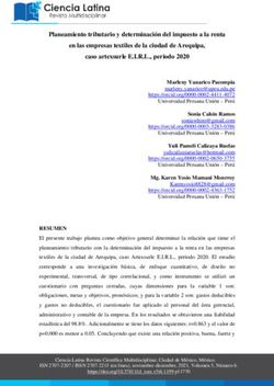 Planeamiento tributario y determinaci&oacute;n del impuesto a la renta en las empresas textiles de la ciudad de Arequipa, caso artexsurle E.I.R.L. ...
