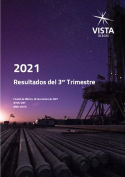 2021 Resultados del 3er Trimestre - Ciudad de M&eacute;xico, 26 de octubre de 2021 NYSE: VIST BMV: VISTA - Vista Oil & Gas