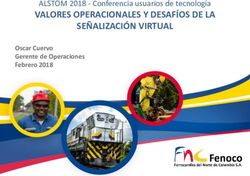 VALORES OPERACIONALES Y DESAF&Iacute;OS DE LA - ALSTOM 2018 - Conferencia usuarios de tecnolog&iacute;a - Fenoco