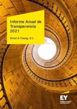 Informe Anual de Transparencia 2021 - Ernst & Young, S.L - EY