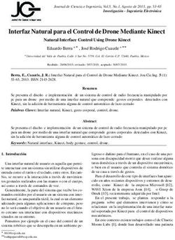 Interfaz Natural para el Control de Drone Mediante Kinect