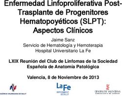 Enfermedad Linfoproliferativa Post-Trasplante de Progenitores Hematopoy&eacute;ticos (SLPT): Aspectos Cl&iacute;nicos