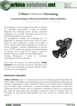 Urbina Solutions Streaming