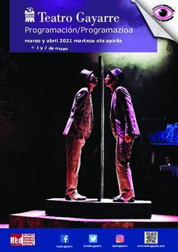 Programación/Programazioa - marzo y abril 2021 martxoa eta apirila - Navarra.com