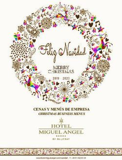 CENAS Y MENÚS DE EMPRESA - CHRISTMAS BUSINESS MENUS - Hotel Miguel Ángel
