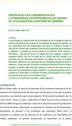 MAESTROS DE AYER, FORMADORES DE HOY: LA FORMACI&Oacute;N DE LOS PROFESORES DE LOS CENTROS DE ACTUALIZACI&Oacute;N DEL MAGISTERIO EN GUERRERO