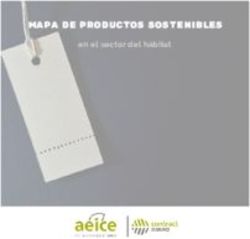 MAPA DE PRODUCTOS SOSTENIBLES - Aeice