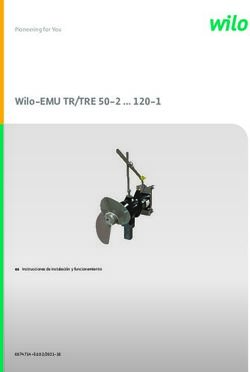 Wilo-EMU TR/TRE 50-2 ... 120-1 - Pioneering for You - es Instrucciones de instalación y funcionamiento