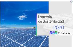 2020 Memoria de Sostenibilidad - AES El Salvador
