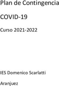 COVID-19 Plan de Contingencia - Curso 2021-2022 IES Domenico Scarlatti Aranjuez