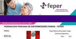 ERCAL FEDERACION PERUANA DE ENFERMEDADES RARAS - FEPER - PERU