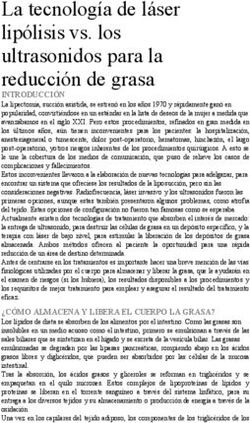 La tecnolog&iacute;a de l&aacute;ser lip&oacute;lisis vs. los ultrasonidos para la reducci&oacute;n de grasa