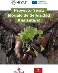 Proyecto Niyat: Módulo de Seguridad Alimentaria - Slow Food ...