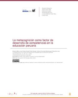 La metacognici&oacute;n como factor de desarrollo de competencias en la educaci&oacute;n peruana