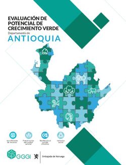 ANTIOQUIA EVALUACI&Oacute;N DE POTENCIAL DE CRECIMIENTO VERDE Departamento de - Global Green Growth Institute
