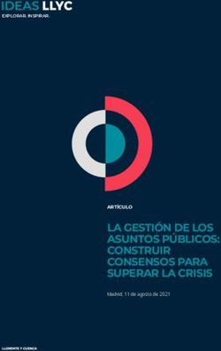 LA GESTI&Oacute;N DE LOS ASUNTOS P&Uacute;BLICOS: CONSTRUIR CONSENSOS PARA SUPERAR LA CRISIS - ART&Iacute;CULO - IDEAS LLYC