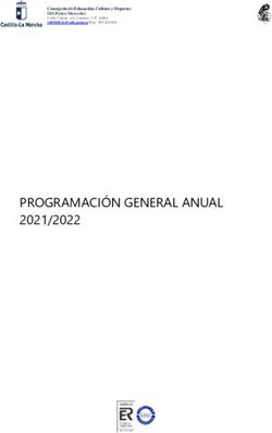 PROGRAMACIÓN GENERAL ANUAL 2021/2022