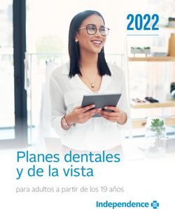 2022 Planes dentales y de la vista para adultos a partir de los 19 a&ntilde;os - Independence Blue Cross