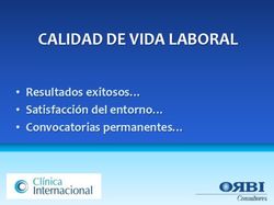 CALIDAD DE VIDA LABORAL - Resultados exitosos Satisfacción del entorno Convocatorias permanentes