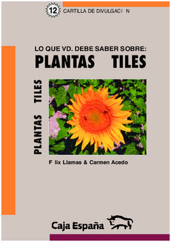 PLANTAS ÚTILES 12 LO QUE VD. DEBE SABER SOBRE