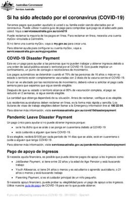 Si ha sido afectado por el coronavirus (COVID-19) 09102021