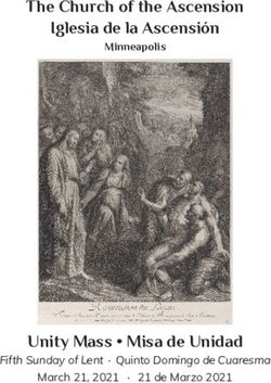 The Church of the Ascension Iglesia de la Ascensi&oacute;n - Unity Mass Misa de Unidad Fifth Sunday of Lent Quinto Domingo de Cuaresma