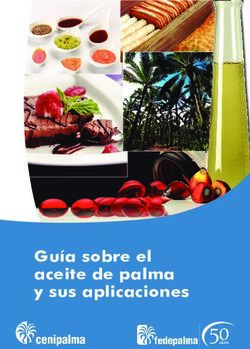 Gu&iacute;a sobre el aceite de palma y sus aplicaciones - Palma de aceite