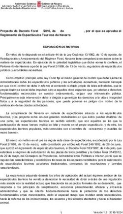 EXPOSICIÓN DE MOTIVOS - Mundotoro.com