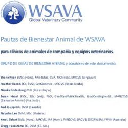 Pautas de Bienestar Animal de WSAVA