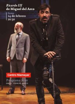 Ricardo III de Miguel del Arco - 14 de febrero 20:30 - Programa 2020 - Centro ...