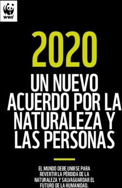 UN NUEVO ACUERDO POR LA NATURALEZA Y LAS PERSONAS - EL MUNDO DEBE UNIRSE PARA REVERTIR LA P&Eacute;RDIDA DE LA FUTURO DE LA HUMANIDAD. NATURALEZA Y ...