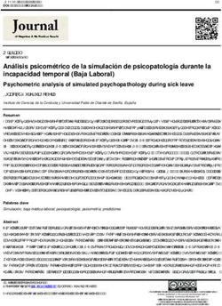 An&aacute;lisis psicom&eacute;trico de la simulaci&oacute;n de psicopatolog&iacute;a durante la incapacidad temporal (Baja Laboral) - proeditio