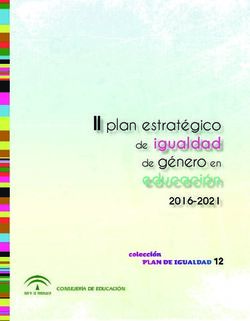 Educación II plan estratégico de igualdad de género en - CONSEJERÍA DE EDUCACIÓN