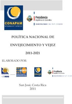 POL&Iacute;TICA NACIONAL DE ENVEJECIMIENTO Y VEJEZ - 2011-2021 ELABORADO POR: FIAPAM