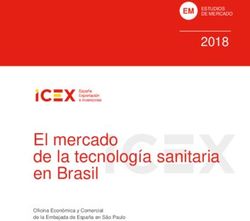 El mercado de la tecnología sanitaria en Brasil 2018 - METALONIA