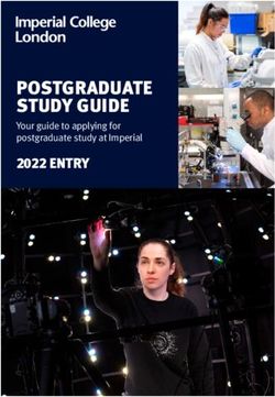 Imperial College London POSTGRADUATE STUDY GUIDE 2022