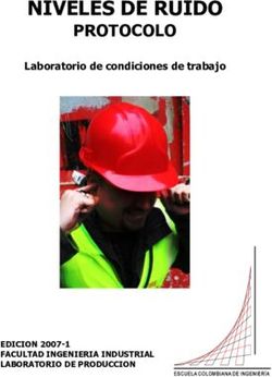 NIVELES DE RUIDO PROTOCOLO - Laboratorio de condiciones de trabajo - Escuela Colombiana de Ingenier&iacute;a