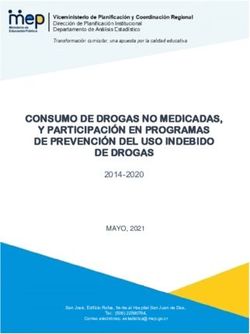 CONSUMO DE DROGAS NO MEDICADAS, Y PARTICIPACIÓN EN PROGRAMAS DE PREVENCIÓN DEL USO INDEBIDO DE DROGAS 2014-2020