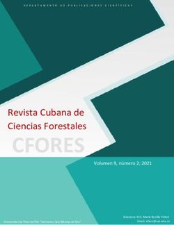 CFORES Revista Cubana de Ciencias Forestales - SciELO Cuba