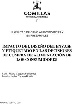 IMPACTO DEL DISE&Ntilde;O DEL ENVASE Y ETIQUETADO EN LAS DECISIONES DE COMPRA DE ALIMENTACI&Oacute;N DE LOS CONSUMIDORES - F ACULTAD DE CIENCIAS ECON&Oacute;MICAS Y ...